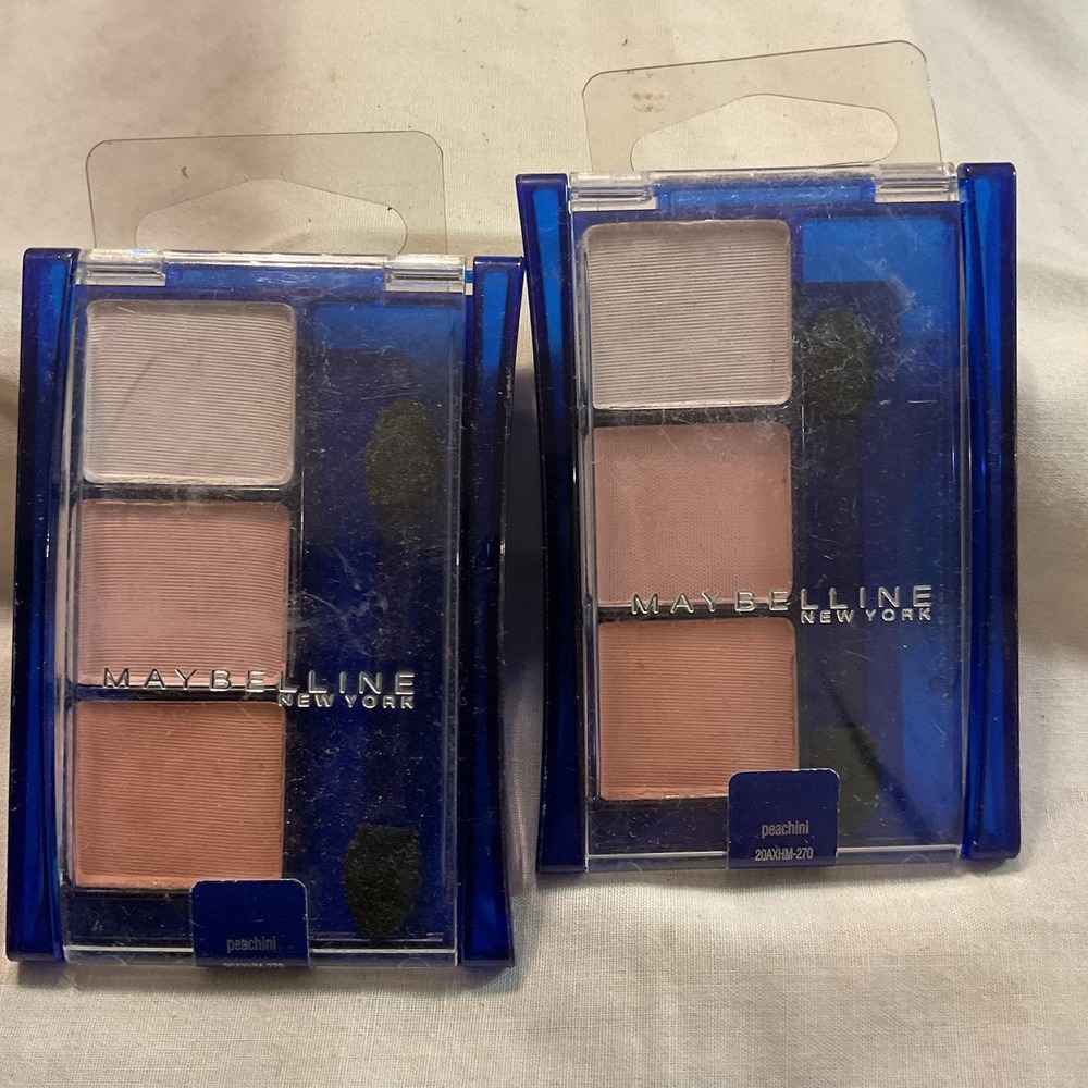 Maybelline New York Expertwear Eyeshadow Trio In Shade Peachini Rare